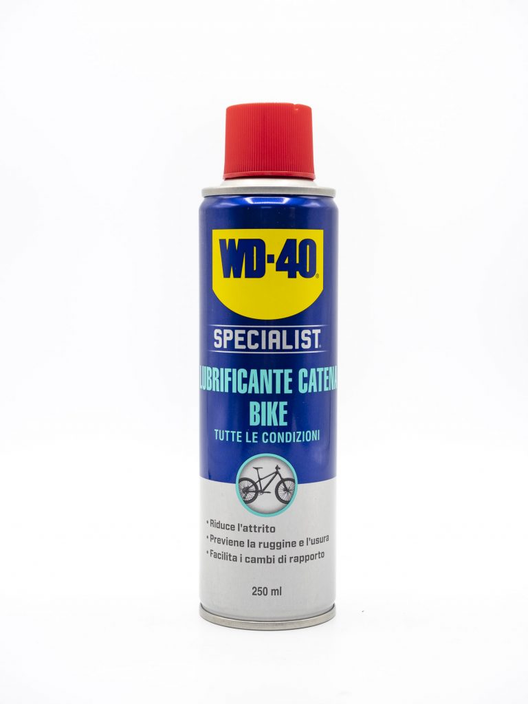 WD40 lubrificante catena bici